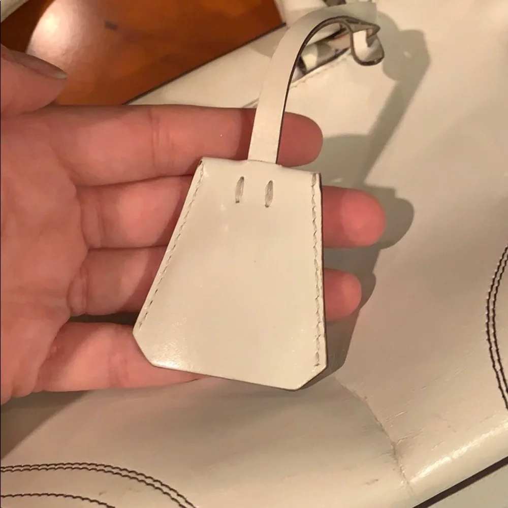 Authentic PRADA 90s Vintage White Satchel/Bag - Picture 8 of 13